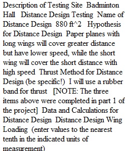 Module 7 - Paper Airplane Project Part 2